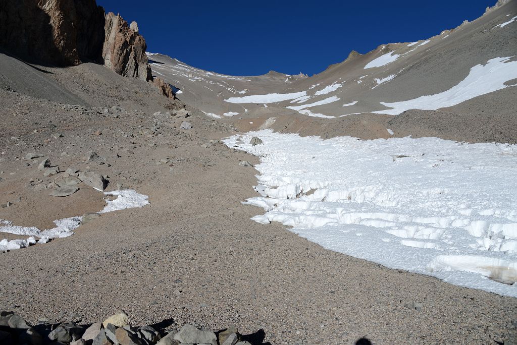 22 The Trail Ahead From Camp 1 5035m To The Ameghino Col Early Morning